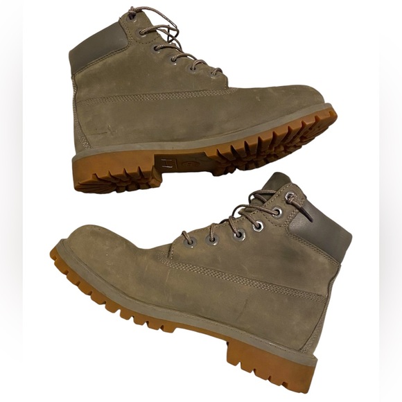 Timberland Primaloft Olive Green 6inch Premium Boots - Picture 2 of 7